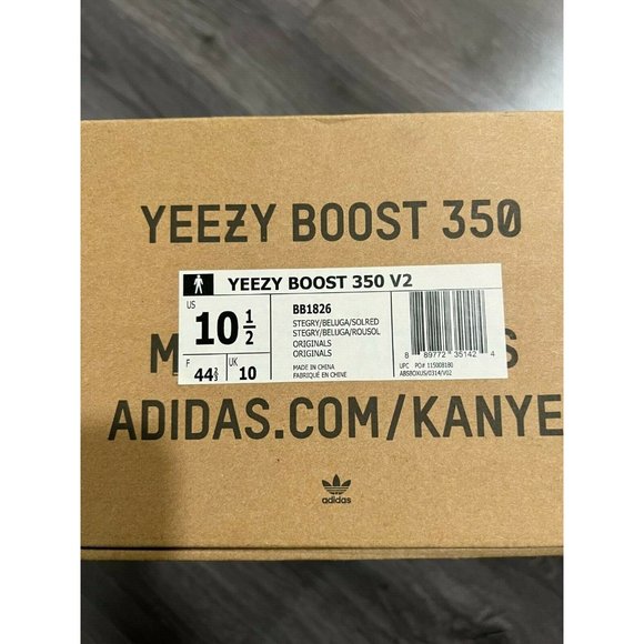 Adidas Yeezy 350 Boost v2 Beluga Orange Tan Low Top Size 10.5 With OG Box main image 4
